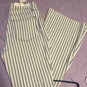 Judy Blue super flare pinstripe jeans